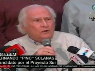 Solanas reconoce su derrota
