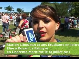 Marion Libouban Gagnante Miss Trophée Vert à Royan La Palmyre le 10 juillet 2011
