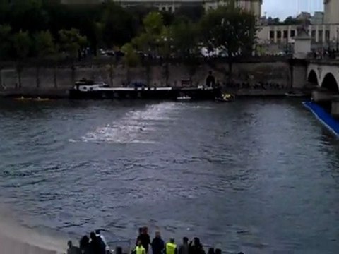 Triathlon de Paris D1 - Depart natation