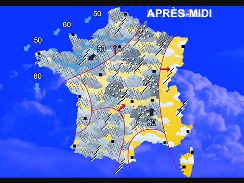 Météo 12 juillet 2011: Orages violents !!!