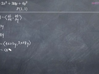 Gradient Vectors Example 1