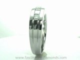Princess Cut Channel Set Men Diamond Wedding Band FDMR1030B