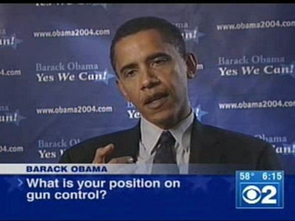 Obama On Gun Control Interview 2004