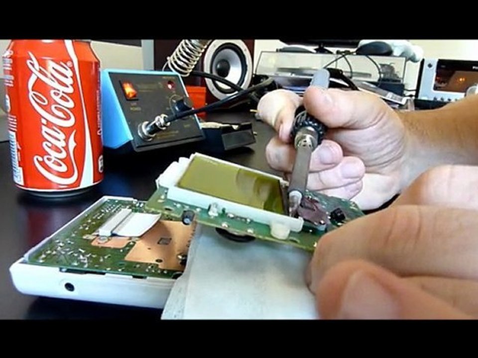 Réparation Game Boy Ligne Verticale HS