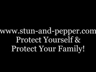 Personal protection stun guns and pepper spray store, be safe