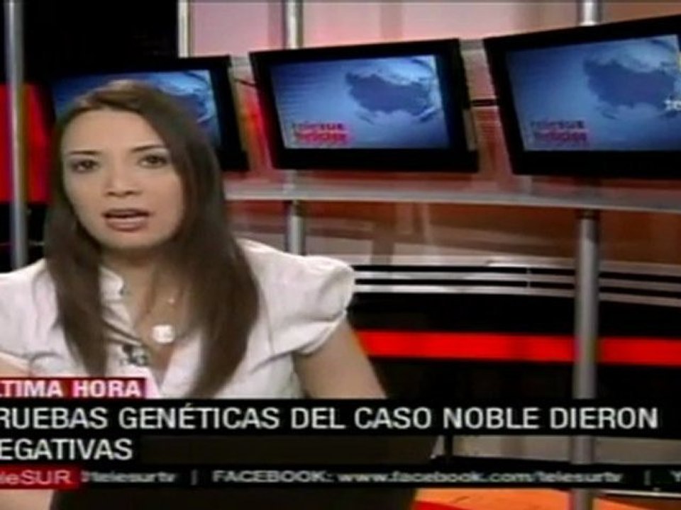 Pruebas genéticas en el caso Noble dieron negativo