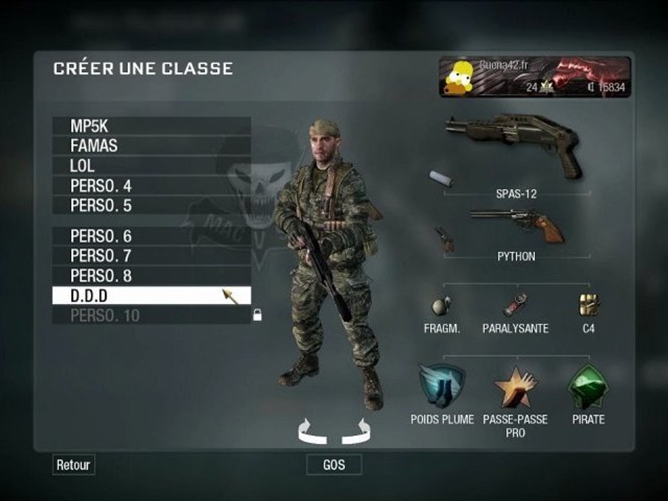 D.D.D -Call of duty: black ops SPAS12