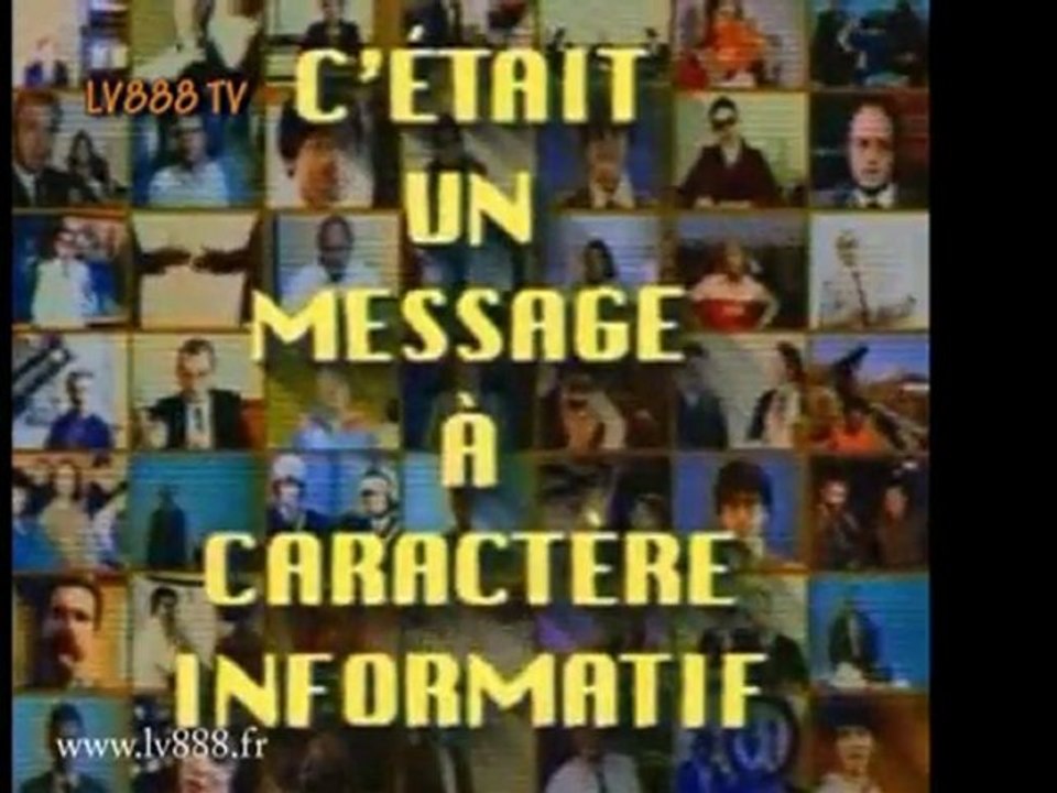 Message à caractère informatif - NPA - Lv888 tv