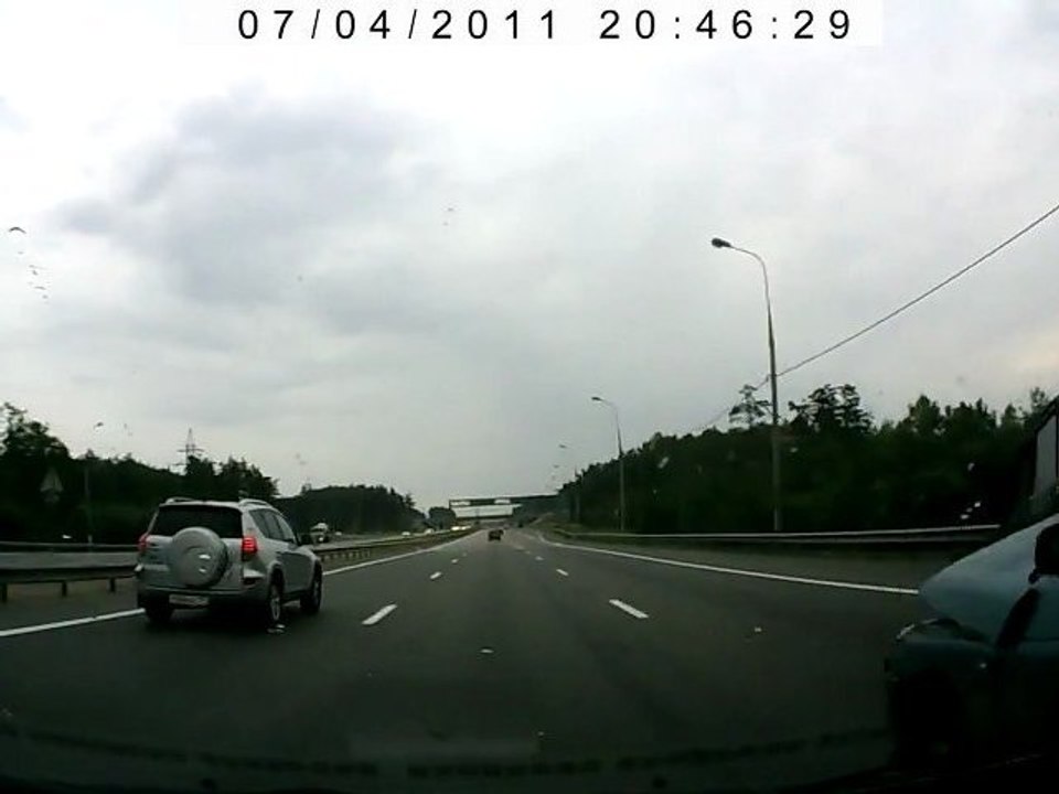 Carambolage sur autoroute en Russie