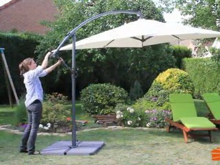 Parasol monaco - Parasol déporté repliable