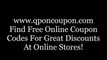 Promotion coupon codes and discount promo codes for great savings