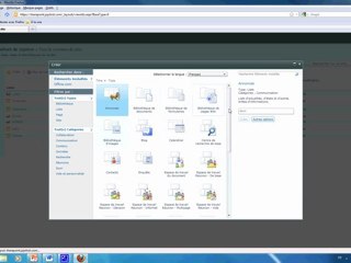 Créer des listes avec SharePoint 2010