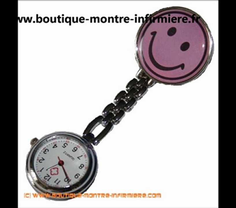 Montre infirmiere silicone