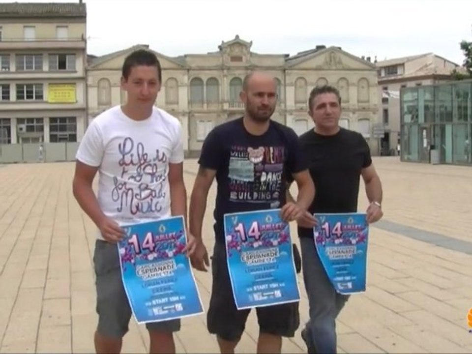 Deejay Loran Ferez et Deejay Ceeril en concert live le 14 juillet Esplanade Gambetta à Carcassonne :