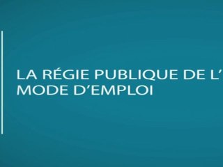 Régie publique de l'eau, mode d'emploi (conférence à l’ENS)