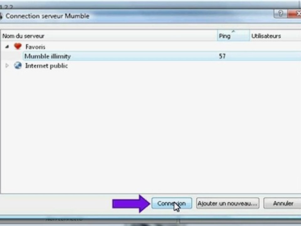 Tuto Mumble : Se connecter en Administrateur