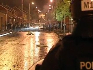 Rioting in Belfast ahead of Orange Day parade