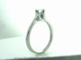 FDENR9012ROR   Round Cut Diamond Solitaire Engagement Ring In Swirl Setting