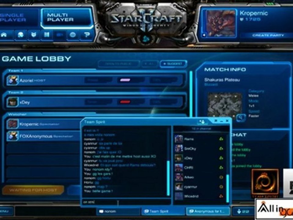 [Anonymous for the Boobs] Tournoi interne Team Spirit (part 1)