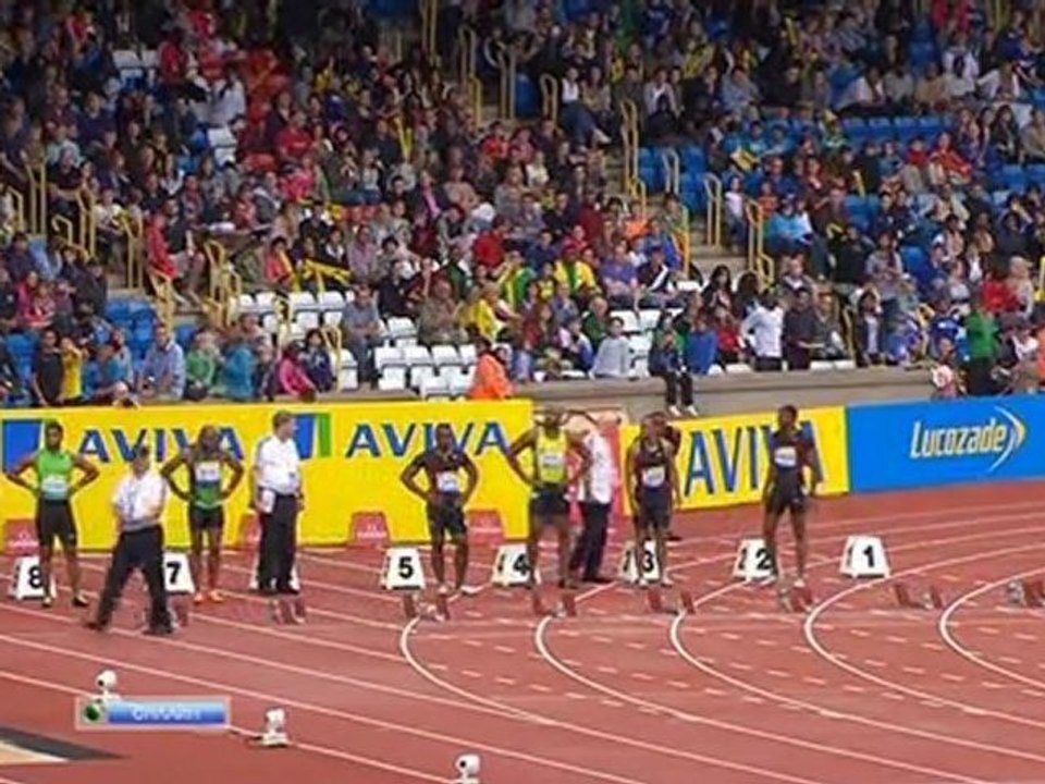 Asafa Powell100m 9.91 men Diamond League Birmin...