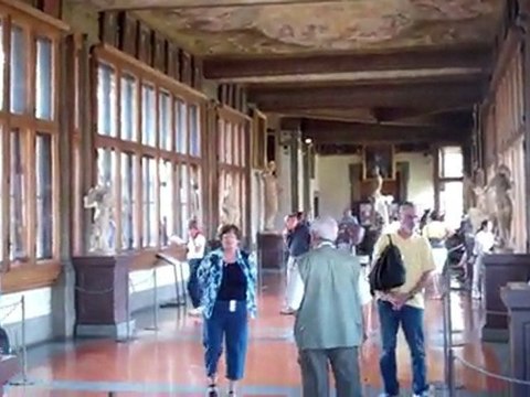 Florence and the Uffizi- The Ponte Vecchio from the Uffizi Gallery