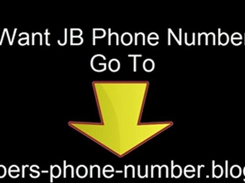justin biebers phone number for real on screen