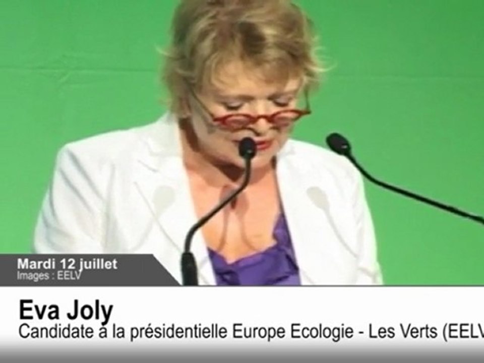 2012 : Eva Joly désignée candidate d'Europe Ecologie