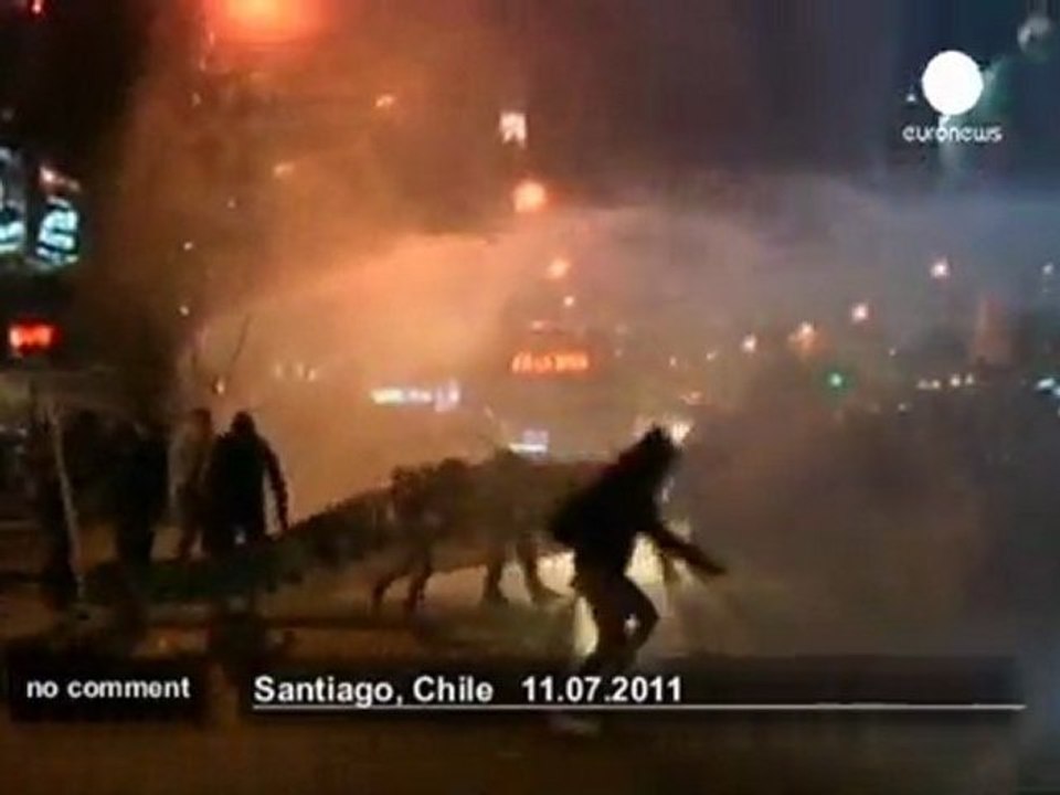 Manifestations des mineurs chiliens à Santiago - no comment