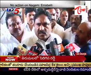 No Action On Nagam, Says Errabelli