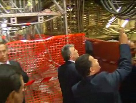 Cumhurbaşkanı Gül, Bulgaristan'ın Sofya Metrosu Şantiyesinde incelemelerde bulundu
