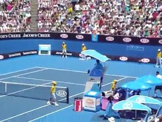 Encouragements Tsonga à l'Open d'Australie