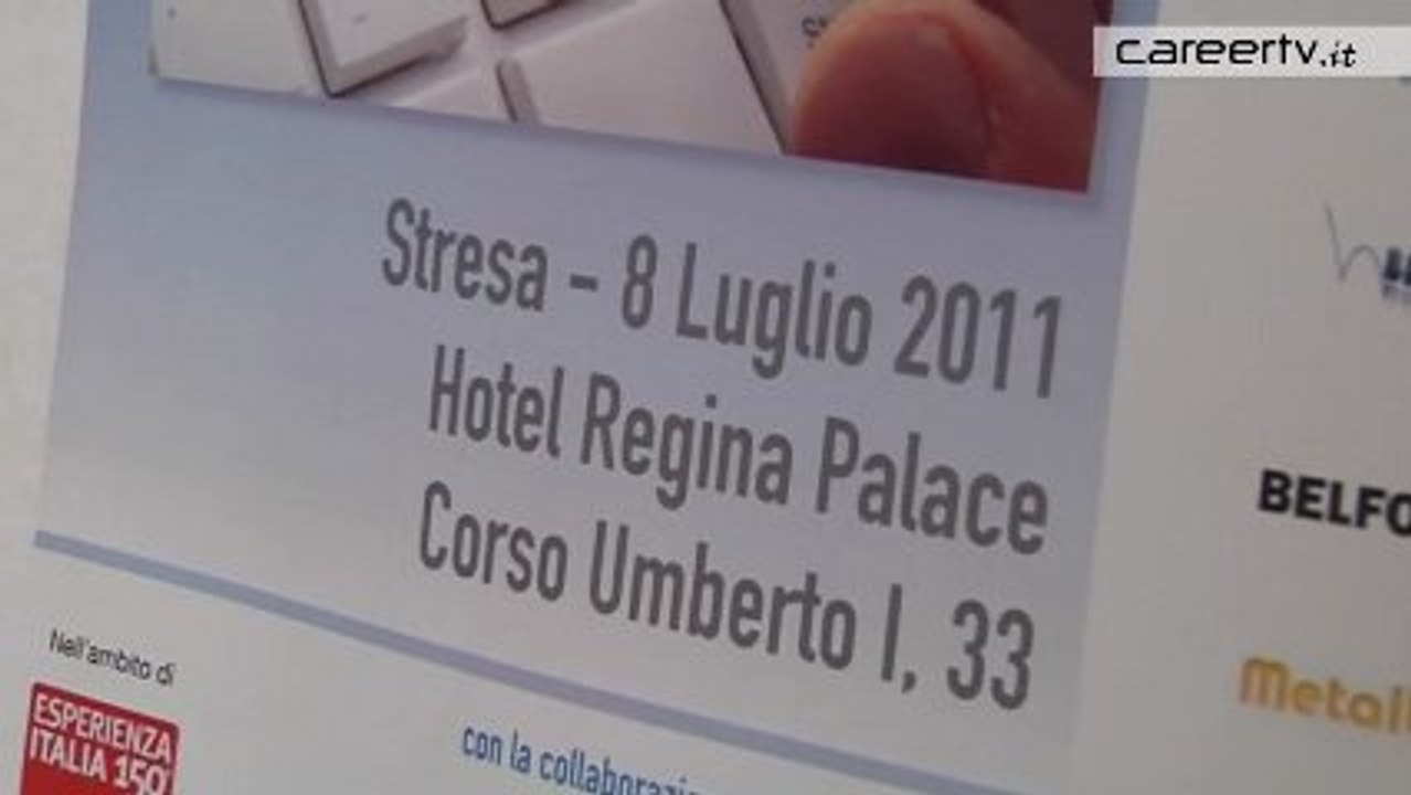 CareerTV.it: Giovani Imprenditori Piemonte al Forum a Stresa