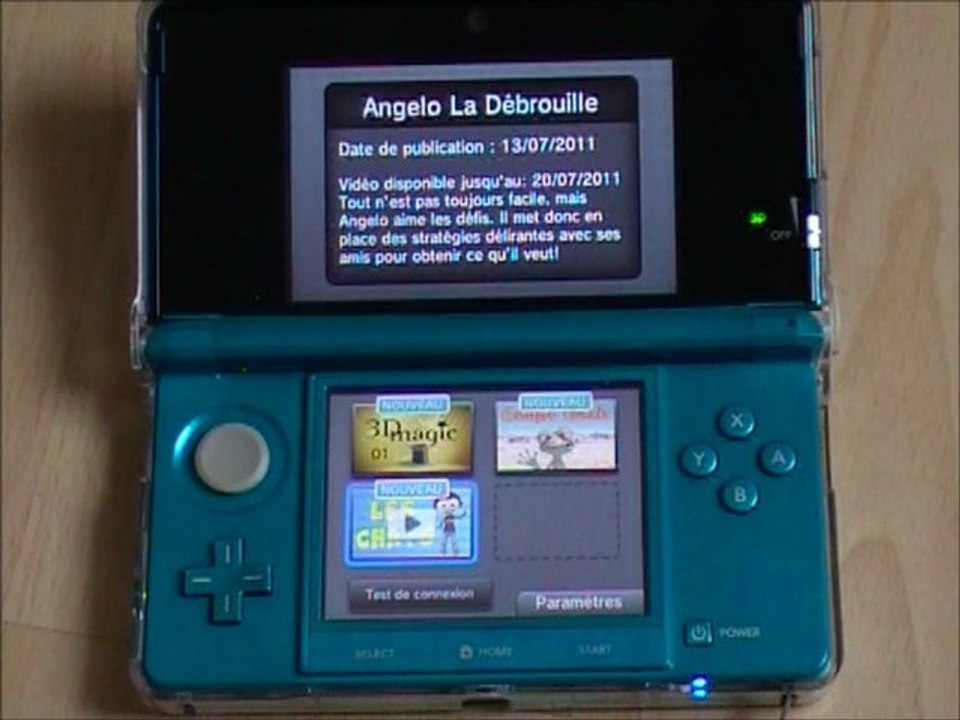 Vidéo du logiciel Nintendo Vidéo sur 3DS