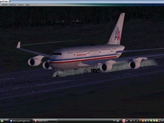 American Airlines Boeing 999-1000 landing
