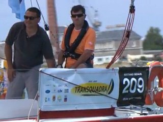 Départ des doubles de St Nazaire Transquadra 2011