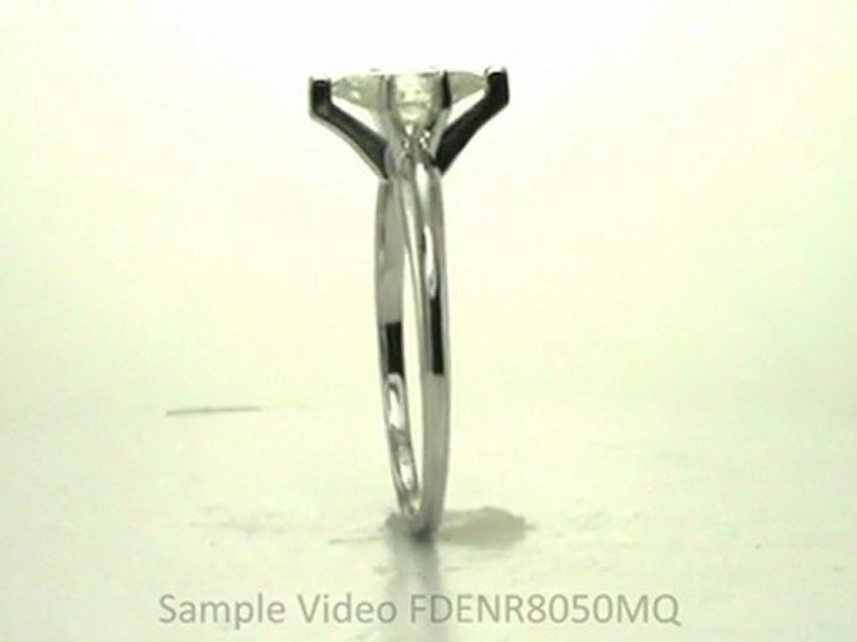 FDENR8050MQ  Marquise Cut Diamond Solitaire Engagement Ring