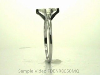 FDENR8050MQ  Marquise Cut Diamond Solitaire Engagement Ring