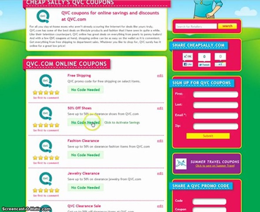 How to use QVC Promo Codes video Dailymotion