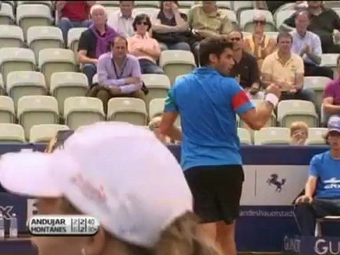 Andujar batte Montanes - Stoccarda, ottavi