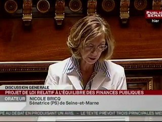 SEANCE,Projet de loi - Equilibre des finances publiques