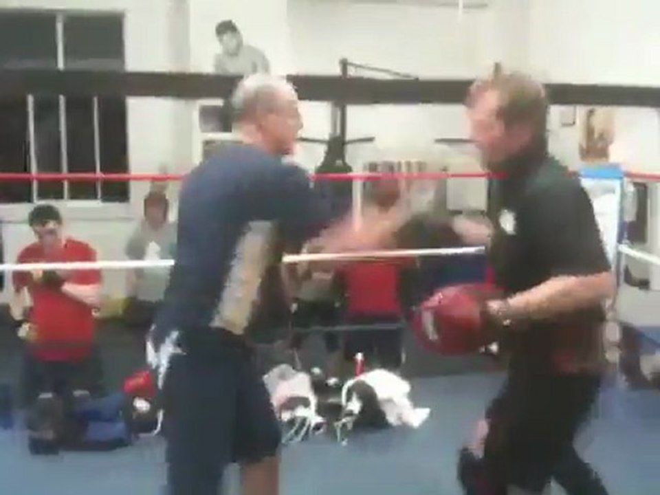 FATHER AND SON BOXING WORKOUT