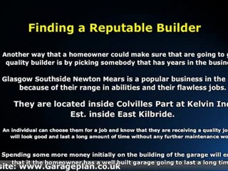 Garage Builders in Glasgow