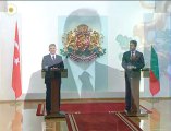 Cumhurbaşkanı Gül ve Bulgaristan Cumhurbaşkanı Parvanov ortak basın toplantısı düzenlediler