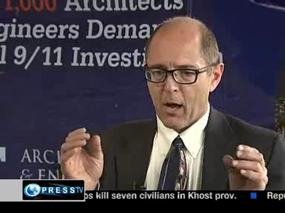 911 evidence for the controlled demolition of building 7 (wtc7) -Richard Gage -PressTV (pt 1)