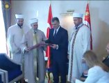 Sn. Gül, Bulgaristan Baş Müftüsü Mustafa Hacı Aliş'i ve beraberindekileri kabulü