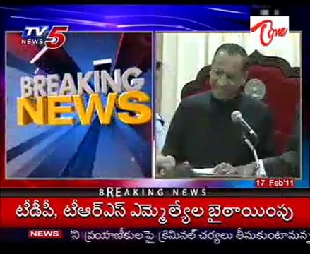 JP Talking to Media before TRS MLAs attacked
