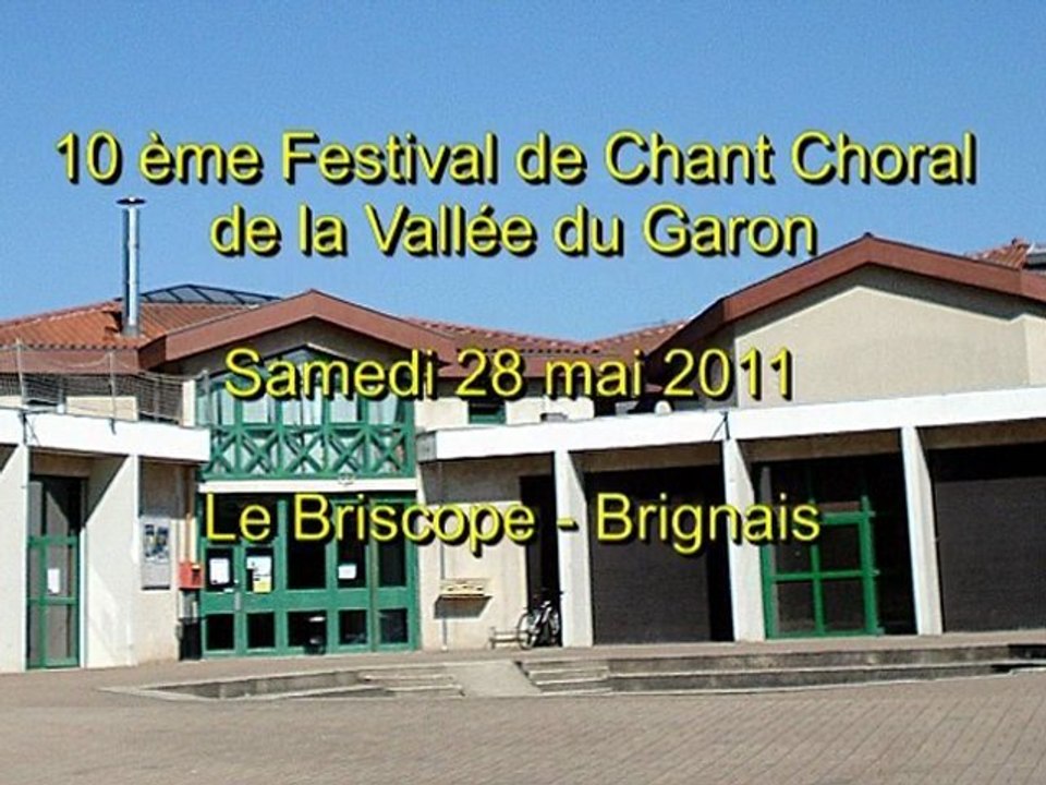 10ème festival de chant choral de la vallée du Garon