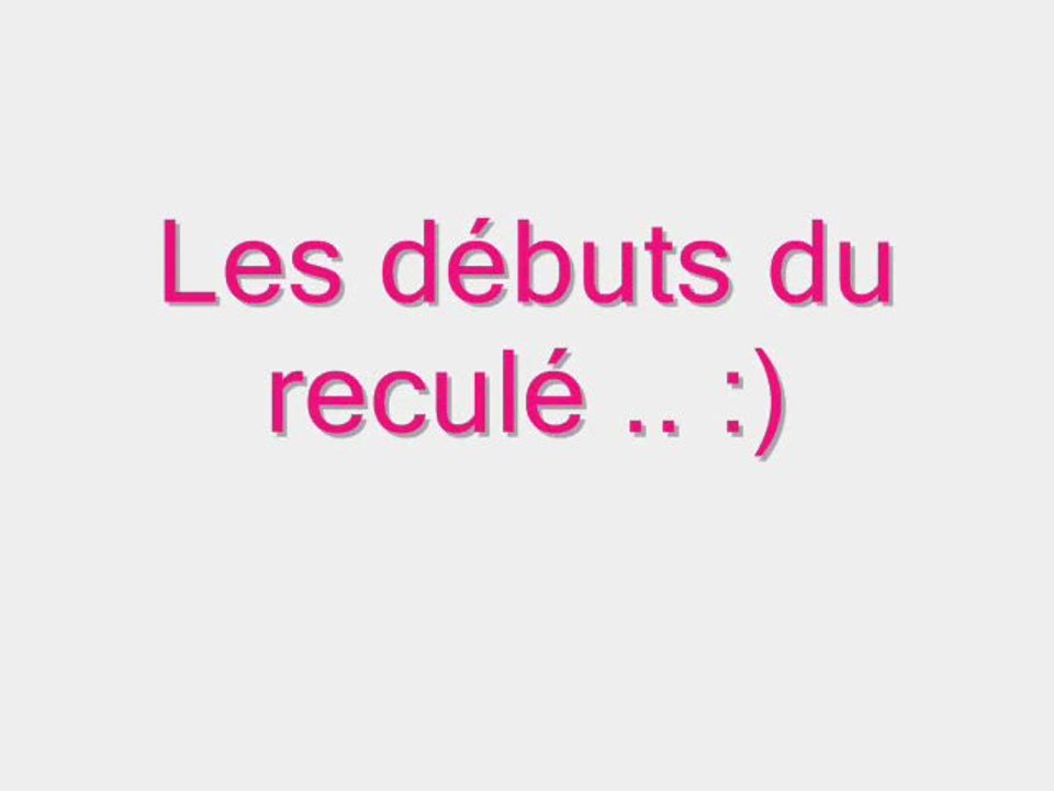 Les débuts du reculé avec Moly