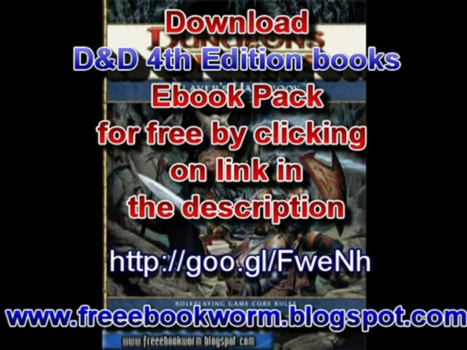 D&D (Dungeons & Dragons) 4th Edition books collection Ebook pack free download