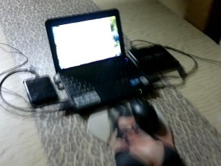 Dépannage d'un PC ultra portable "notebook" MSI U100,reinstallation du systeme avec graveur externe USB puis test sous Performance test en charmante compagnie d'une coquine tres sexy "mon superbe tapis de souris"
